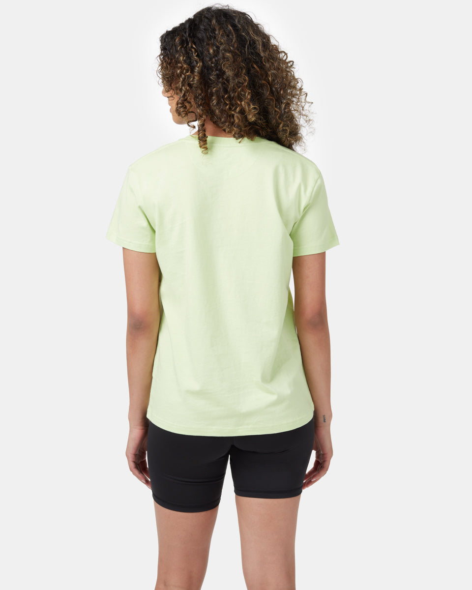 Green Organic Cotton Crew Neck T-Shirt