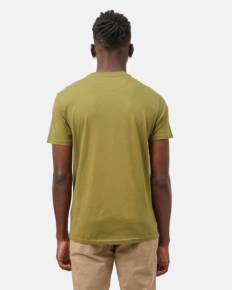 Green Organic Cotton Crew Neck T-Shirt