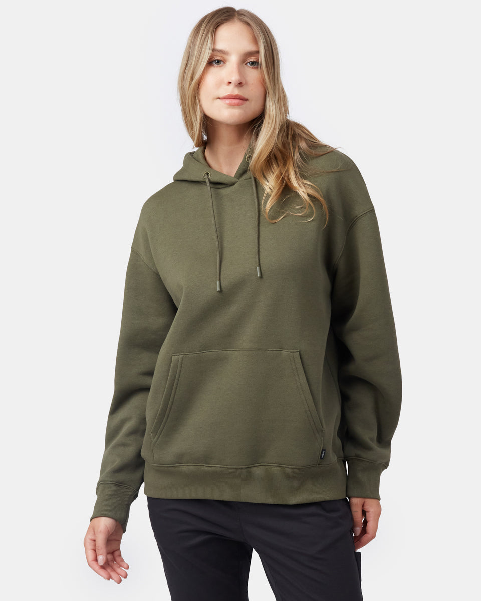 Green Organic Cotton Oversized Hoodie
