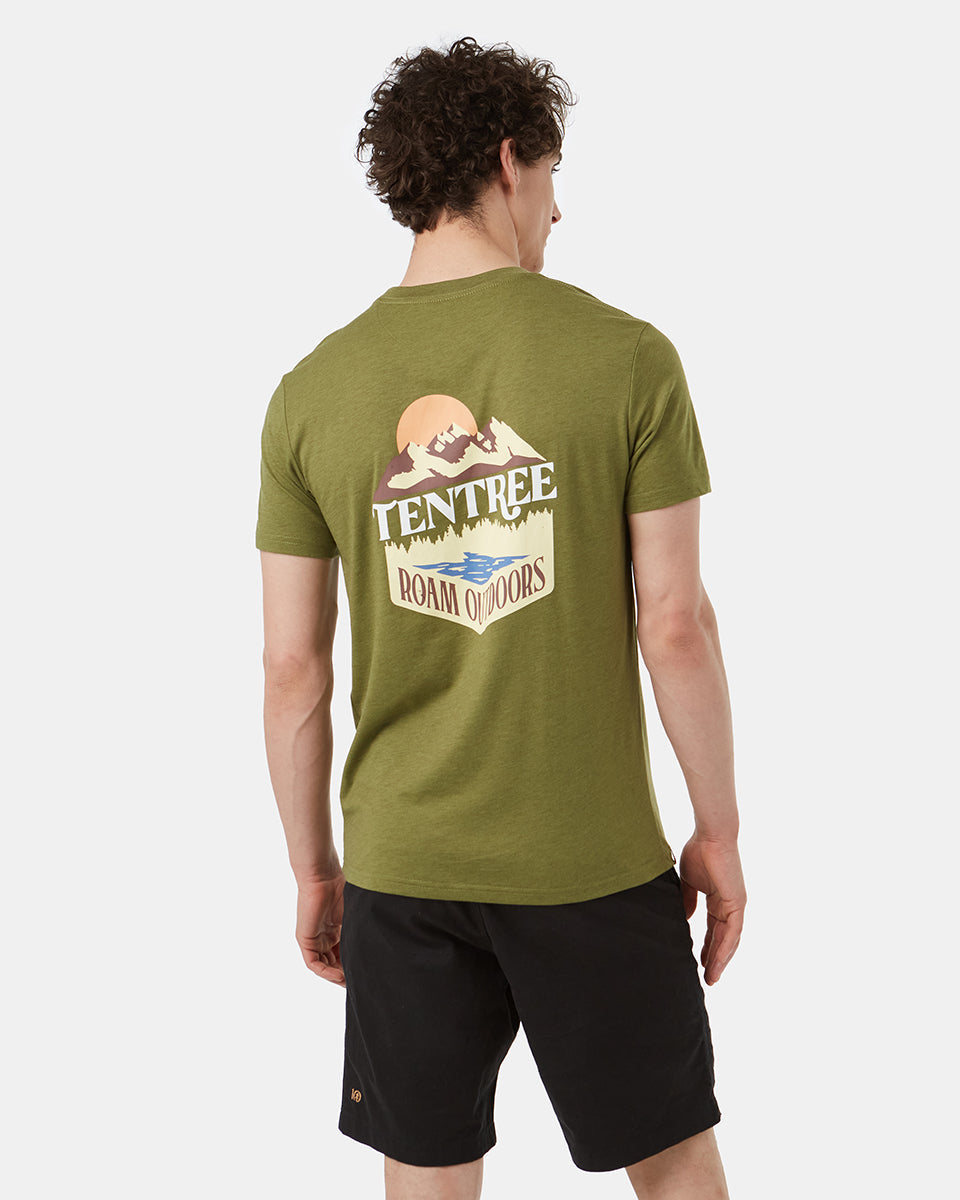 Green Recycled Polyester Crew Neck T-Shirt