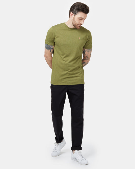 Green Recycled Polyester Crew Neck Tee