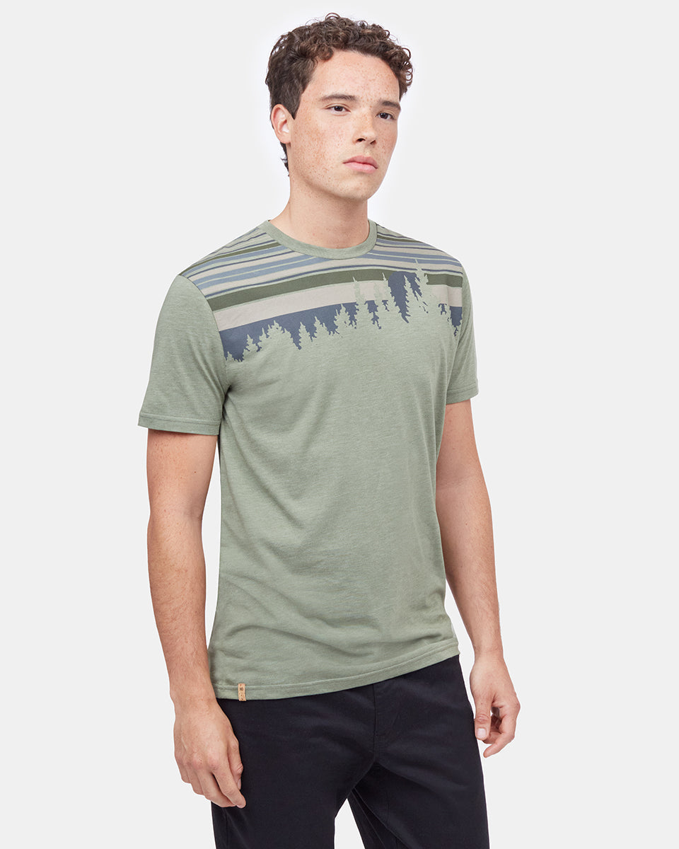 Green Retro Graphic Tee