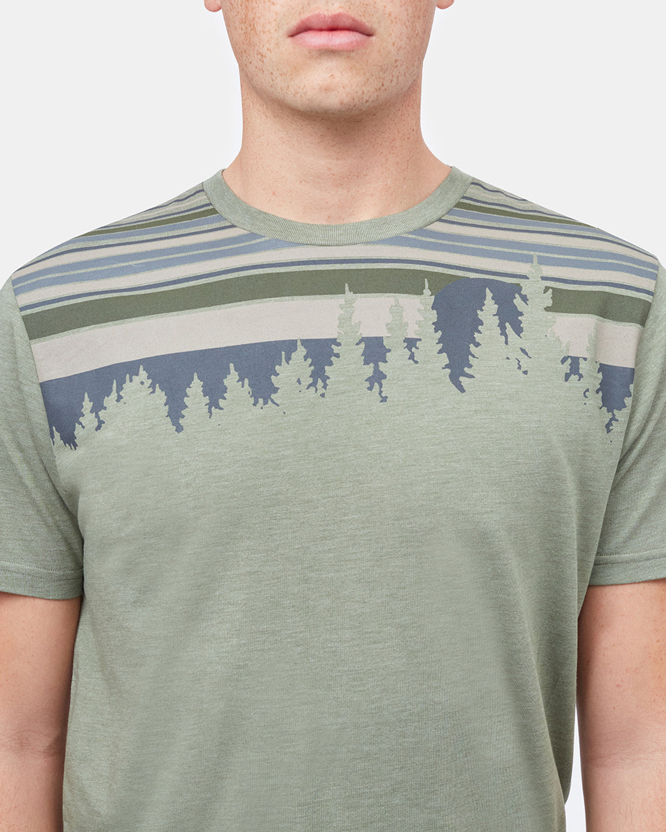 Green Retro Graphic Tee