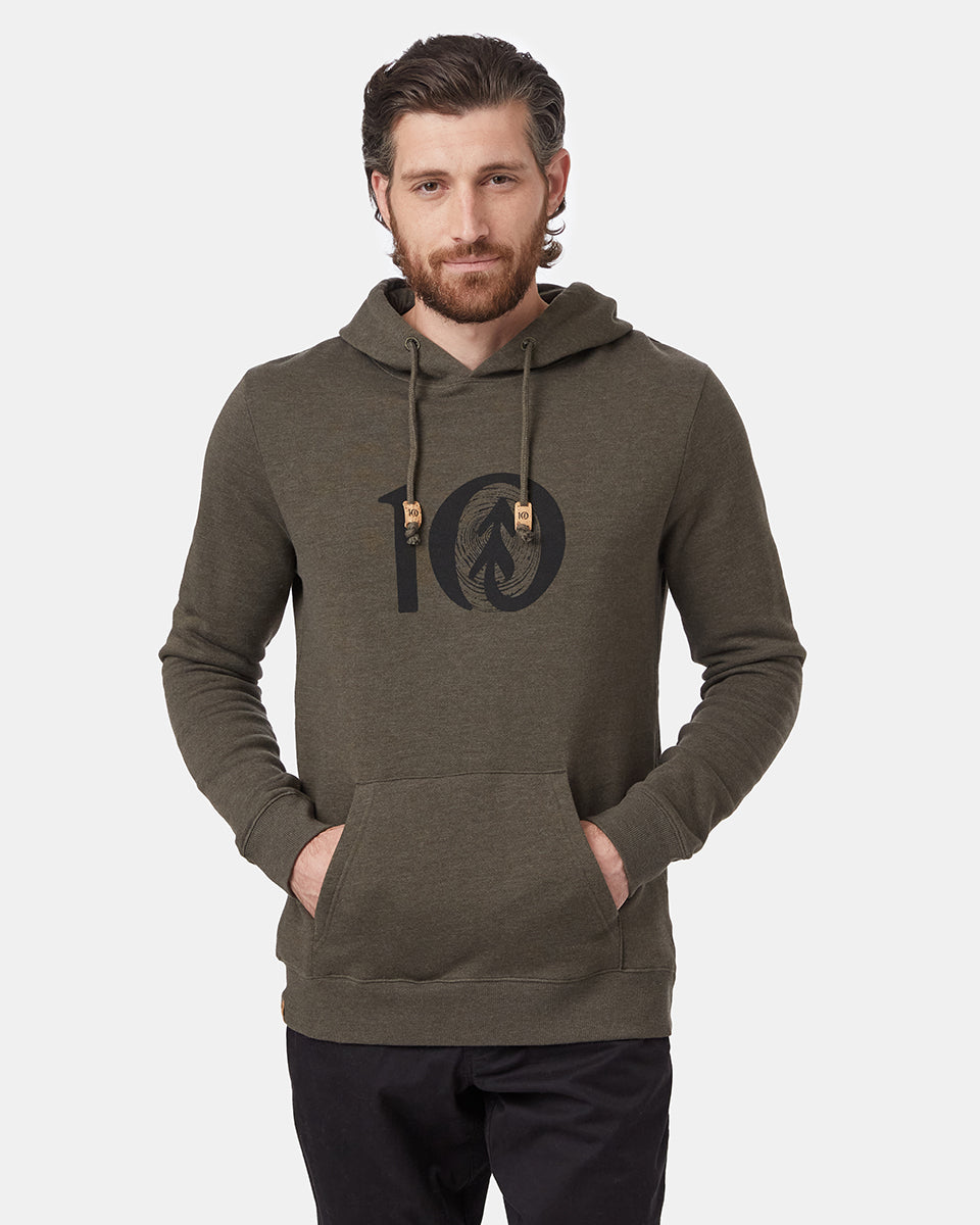 Green Tree Graphic Pullover Hoodie