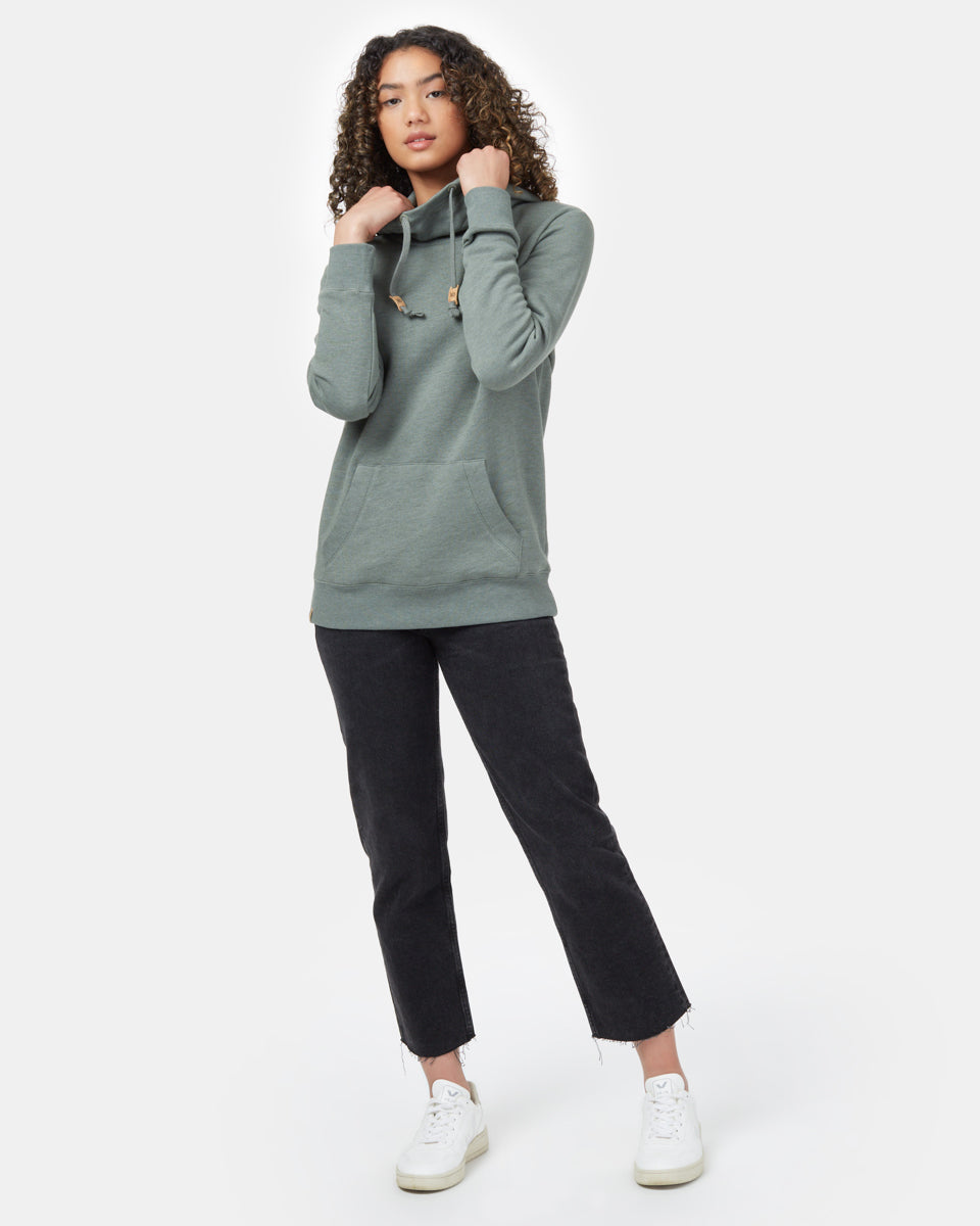 Green Women's Eco-Friendly Pullover Hoodie