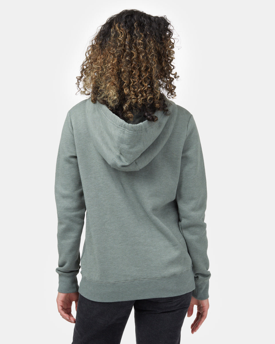 Green Women's Eco-Friendly Pullover Hoodie