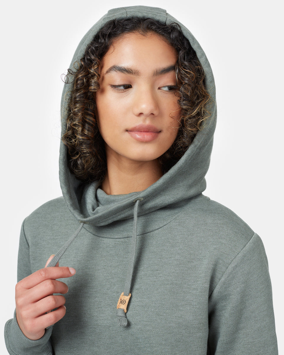 Green Women's Eco-Friendly Pullover Hoodie