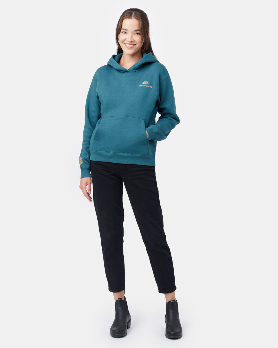 Green Women's Eco-Friendly Pullover Hoodie