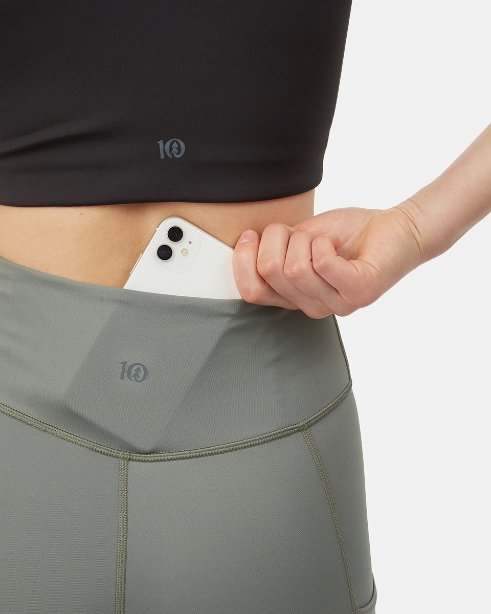 Green  Women's High-Rise Leggings