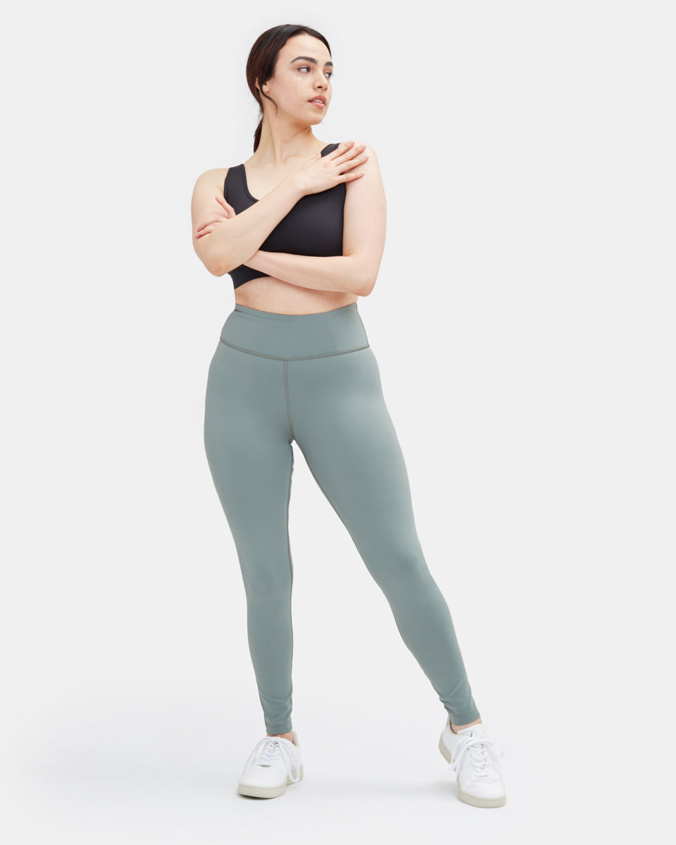Green Women's High-Waisted Leggings