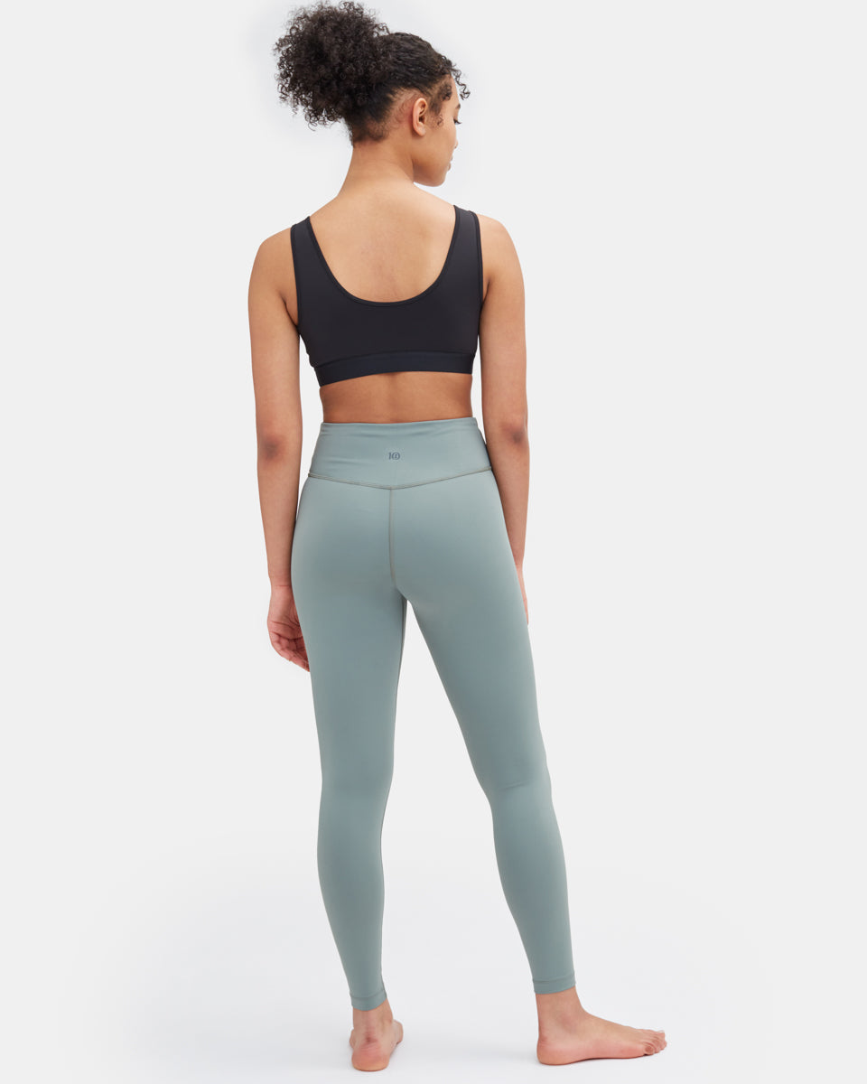 Green Women's High-Waisted Leggings