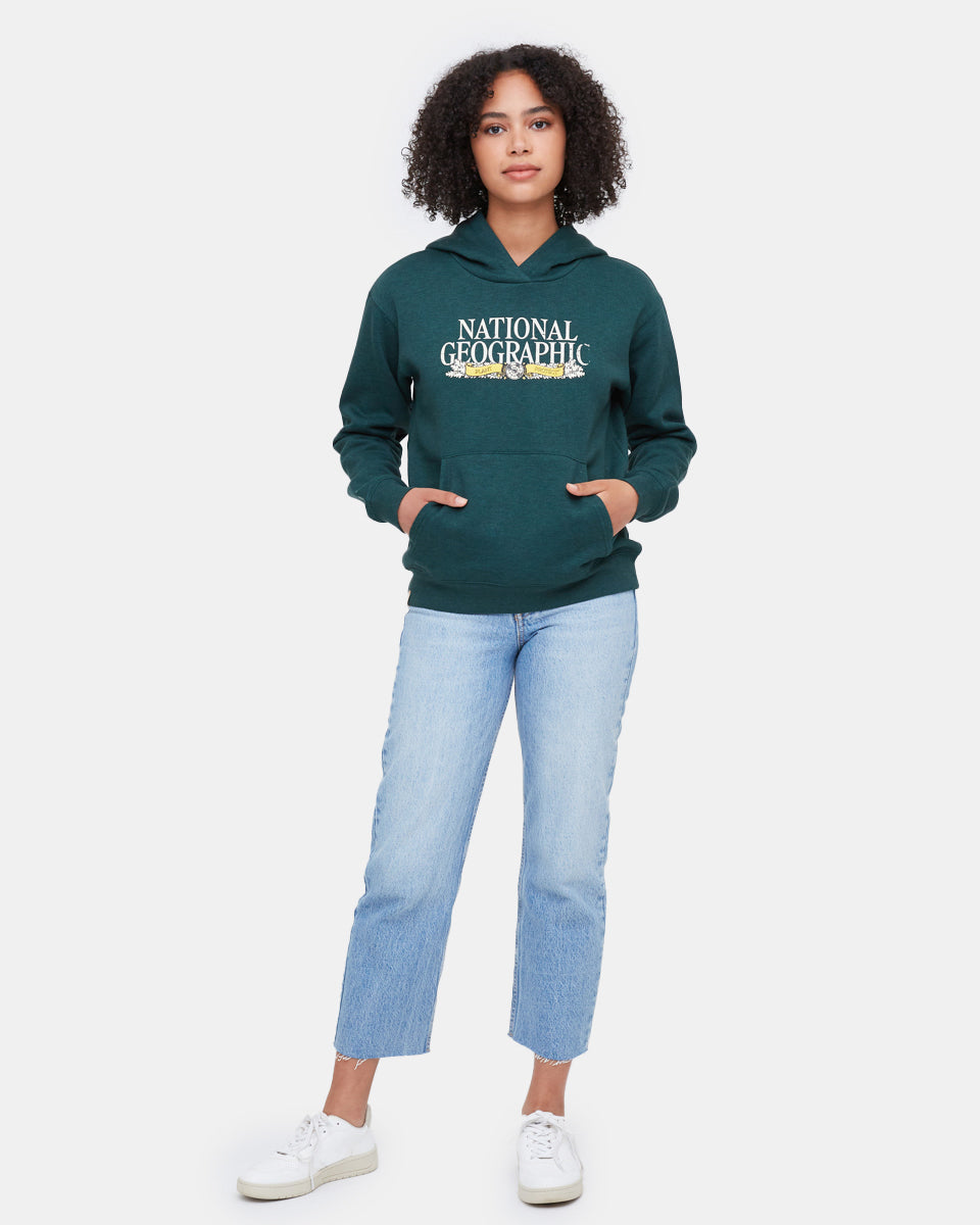Green Women's National Geographic Pullover Hoodie