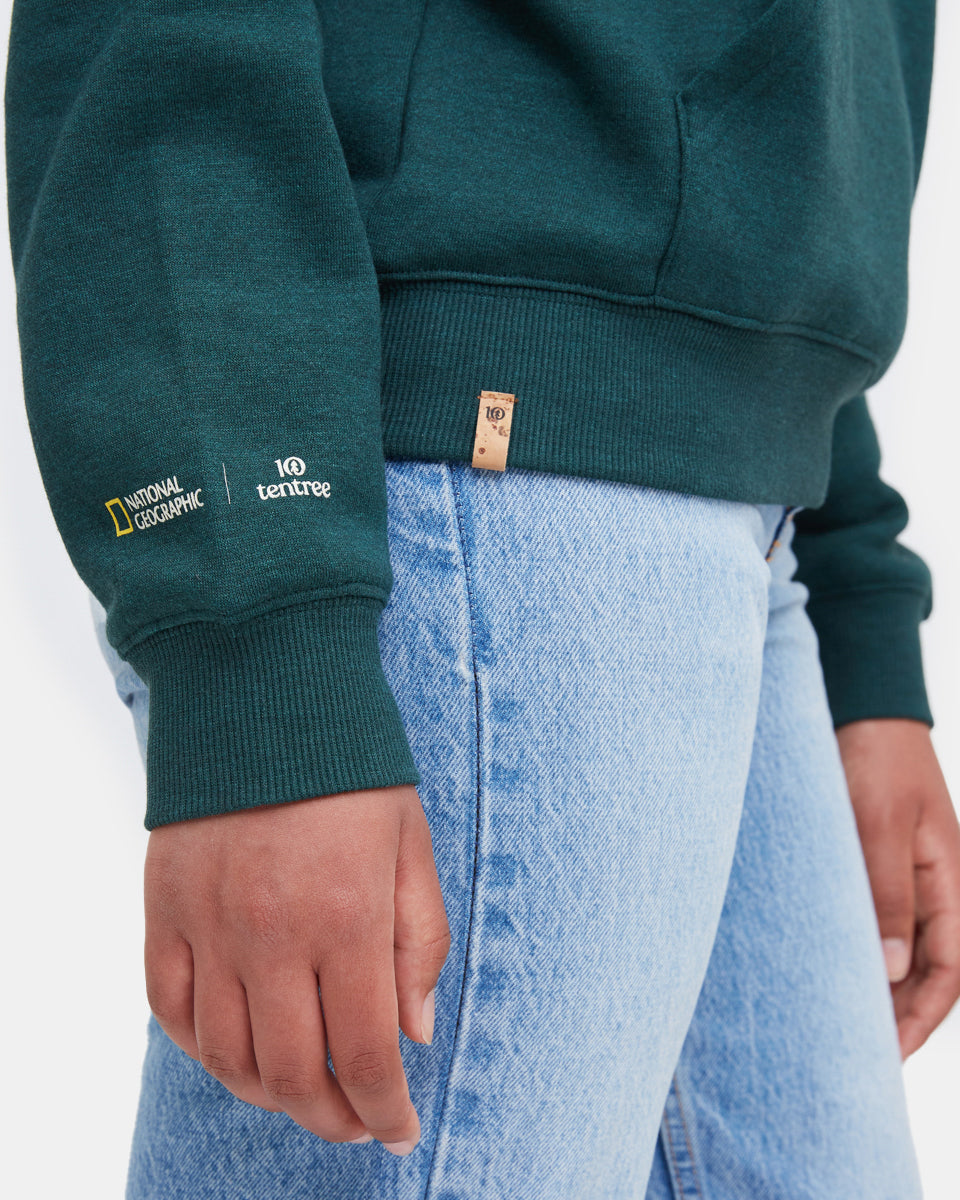 Green Women's National Geographic Pullover Hoodie