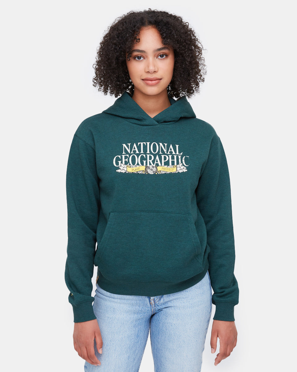 Green Women's National Geographic Pullover Hoodie