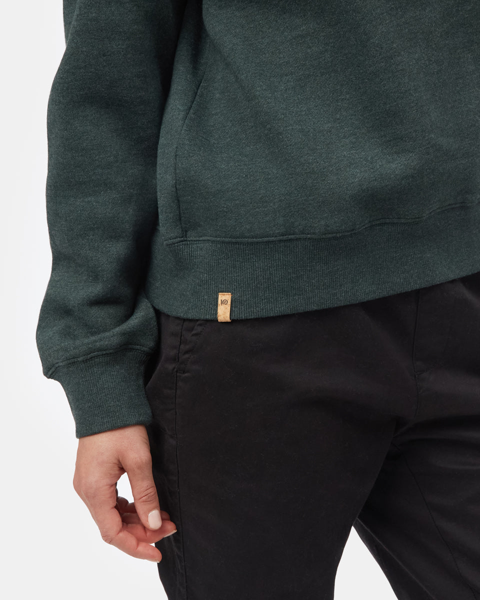 Green Women's Organic Cotton Graphic Sweatshirt