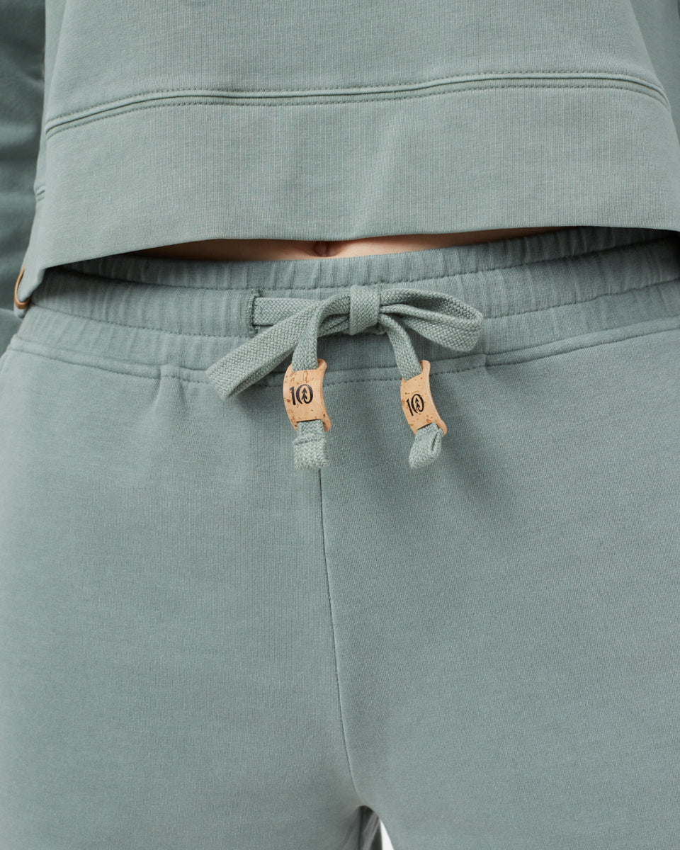 Green Women's Organic Cotton Shorts