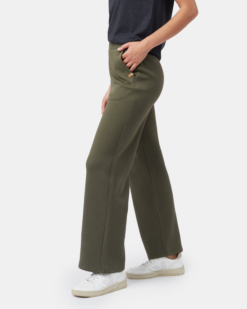 Green Women's Organic Cotton Trousers