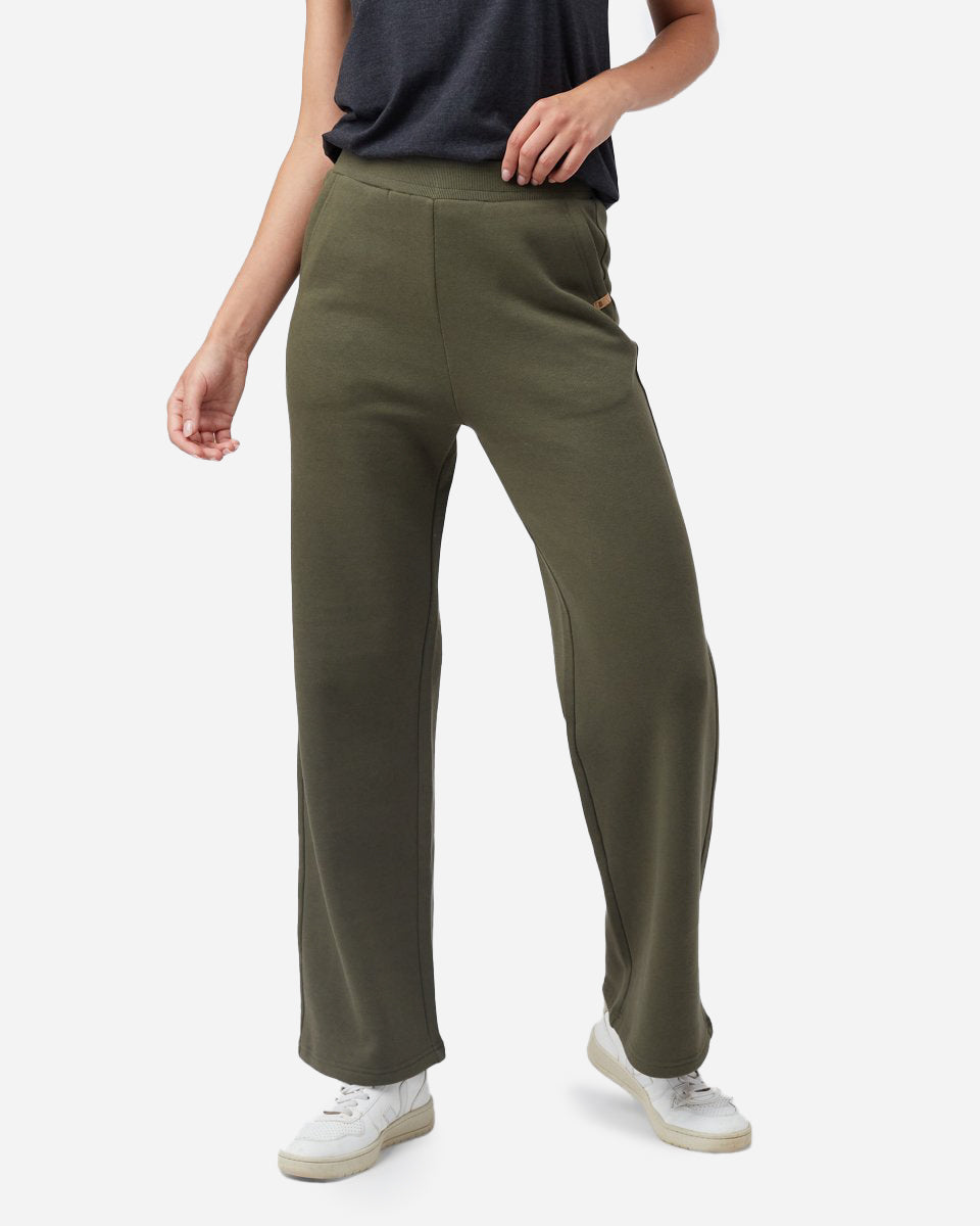 Green Women's Organic Cotton Trousers