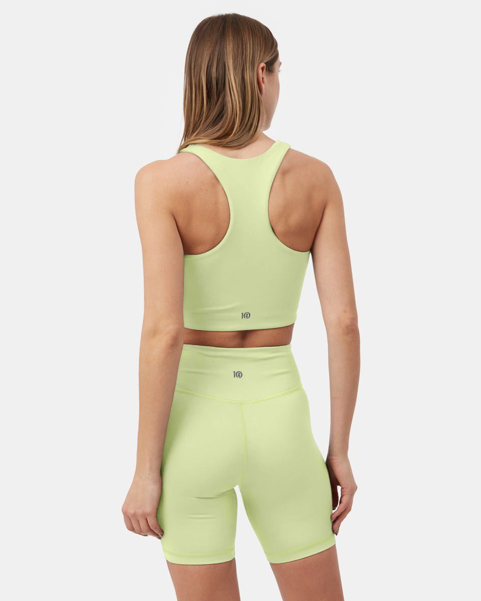 Green Women's Recycled Sports Bra Top