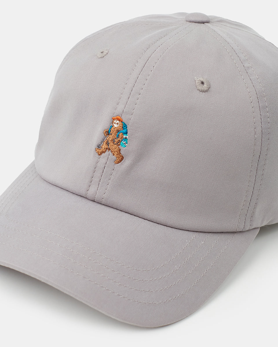 Grey-Adjustable-Sasquatch-Baseball-Cap-