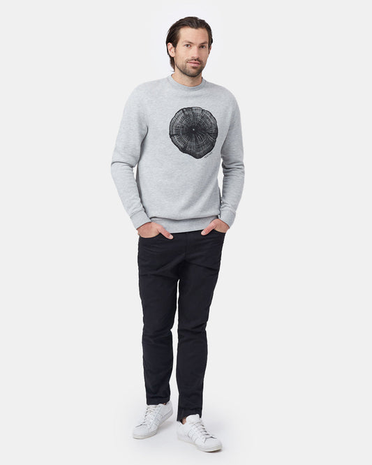 Grey Men's Graphic Crew