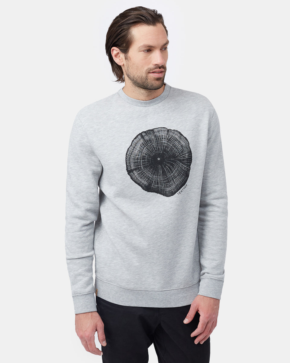 Grey Men's Graphic Crew