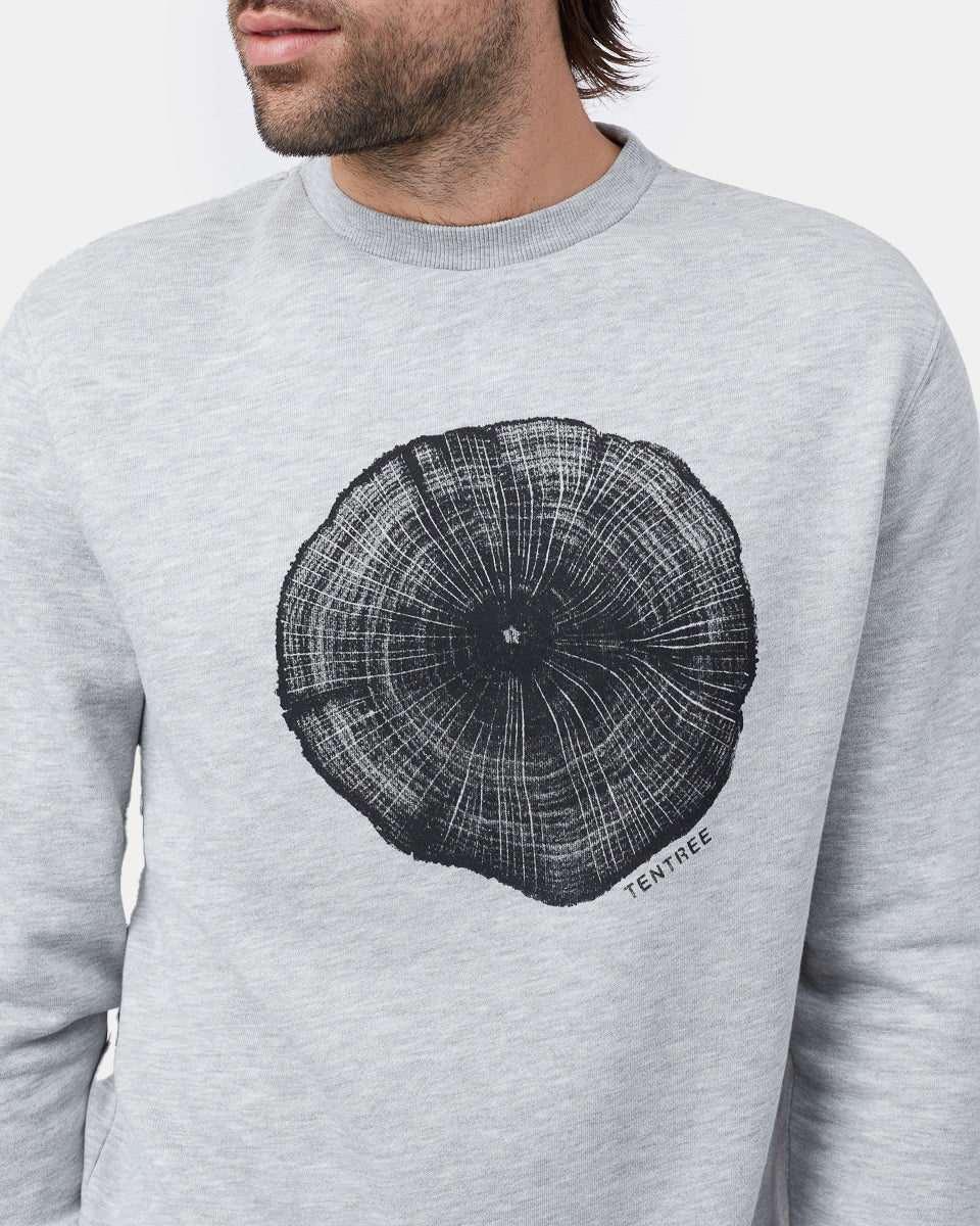 Grey Men's Graphic Crew