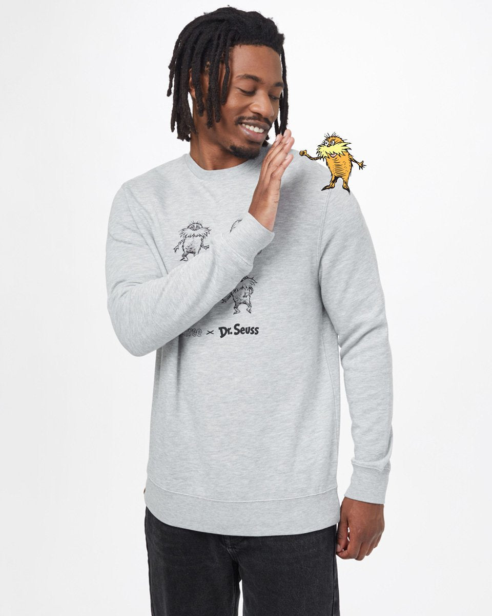 Grey Men's Graphic Crew