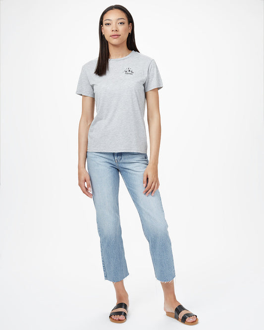 Grey Women's Crew-Neck T-Shirt