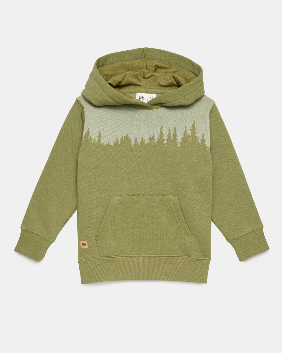 Green Kids Long Sleeve Sweatshirt