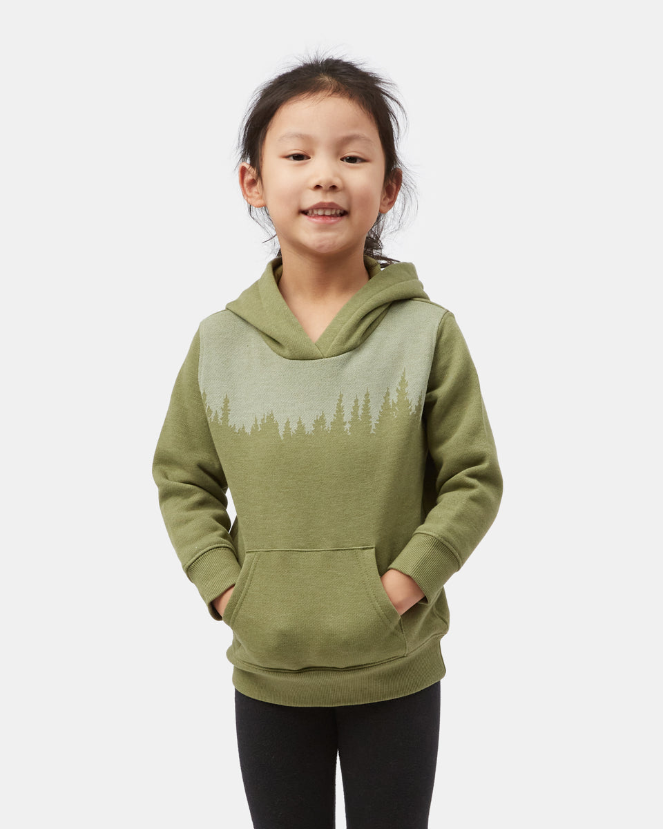 Green Kids Long Sleeve Sweatshirt