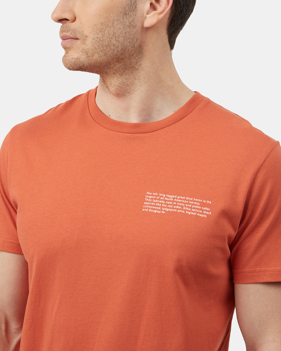 Orange Men's Graphic Short Sleeve Tee