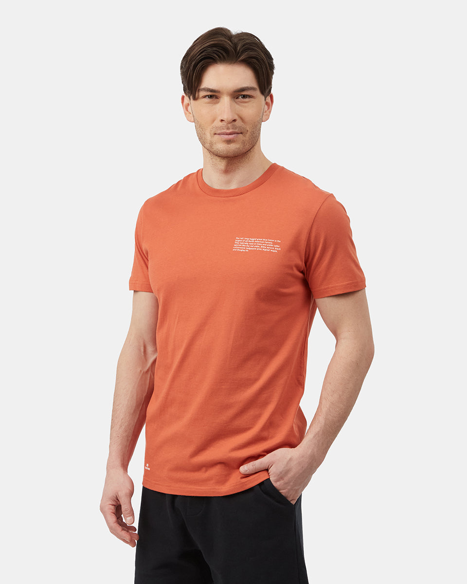 Orange Men's Graphic Short Sleeve Tee