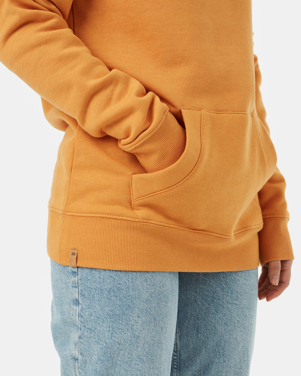 Orange Women's Eco-Friendly Pullover Hoodie