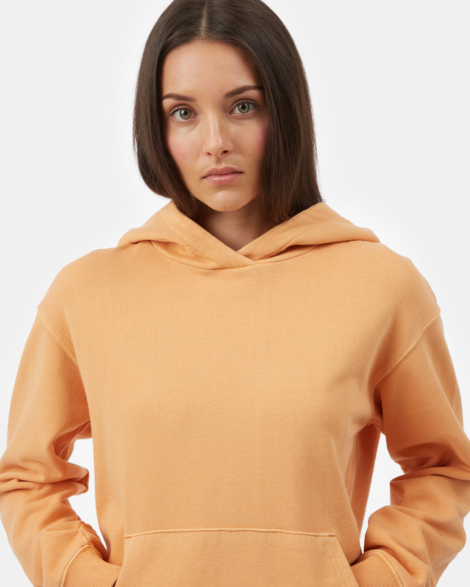 Orange Women's Organic Cotton French Terry Hoodie