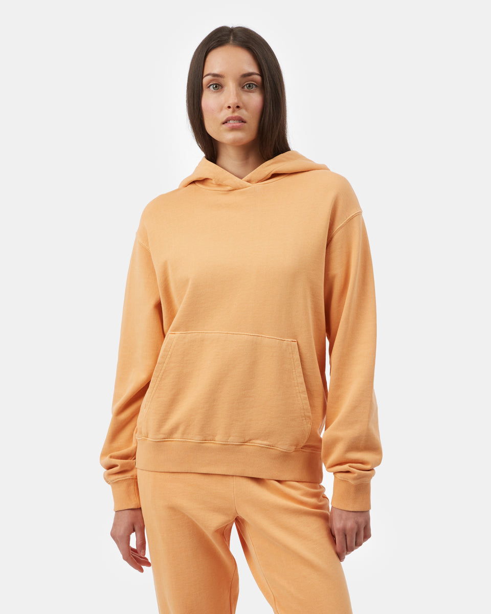Orange Women's Organic Cotton French Terry Hoodie
