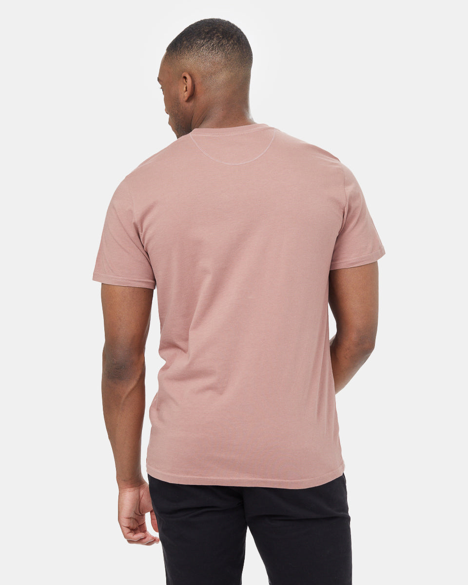 Pink Men's Organic Cotton Graphic Tee