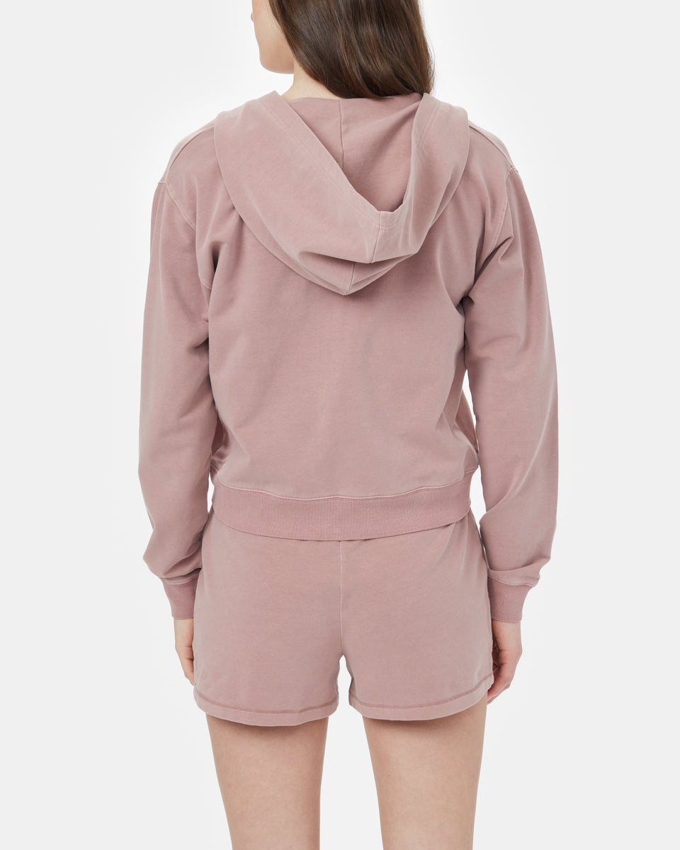Pink Organic Cotton Zip Up