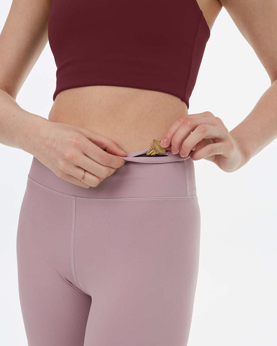 Purple Women's High-Rise Biker Shorts