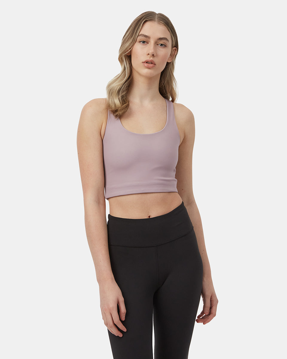 Purple Women's Recycled Sports Bra Top