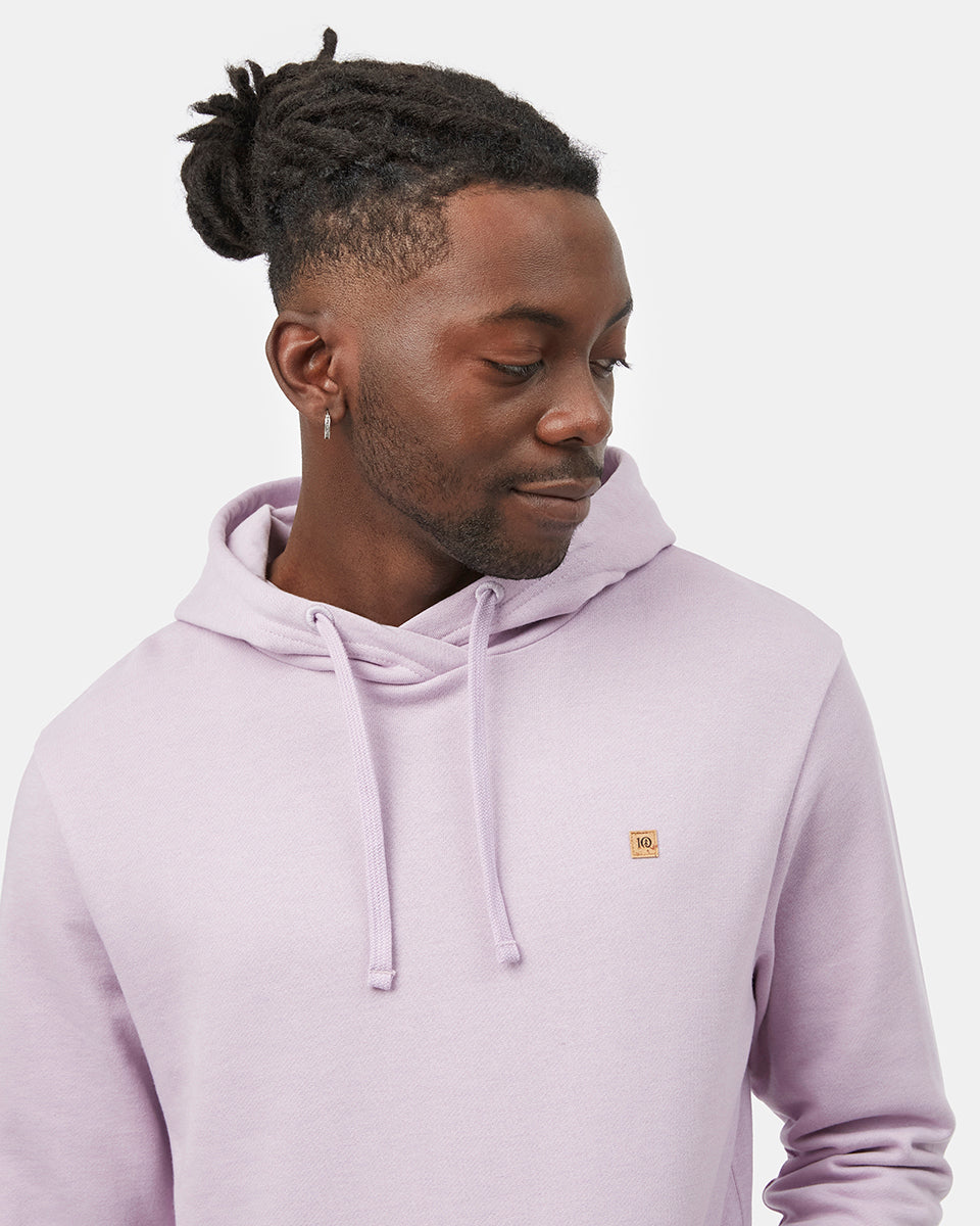 Purple Men's Eco-Friendly Pullover Hoodie