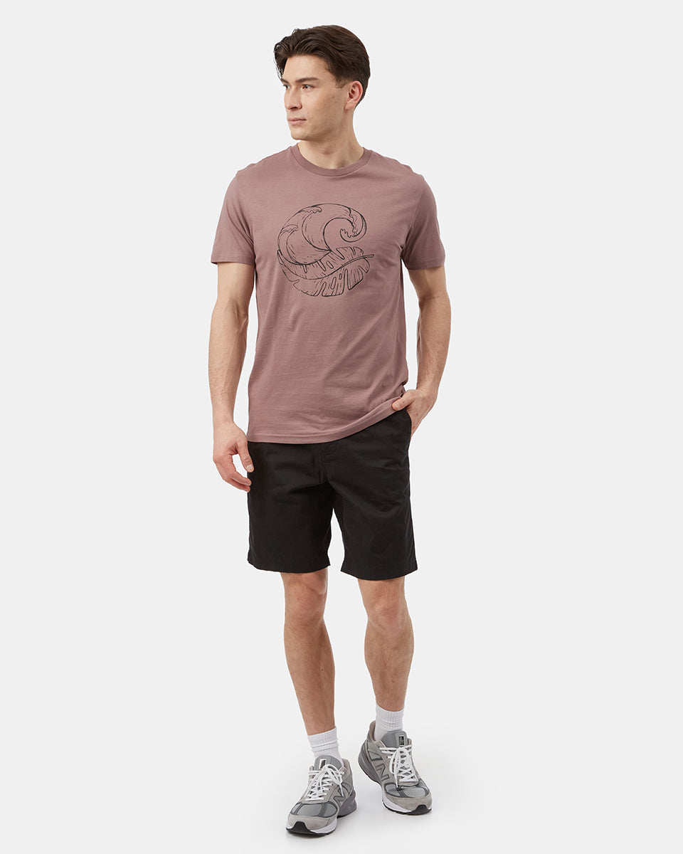 Purple Men's Organic Cotton Graphic Tee