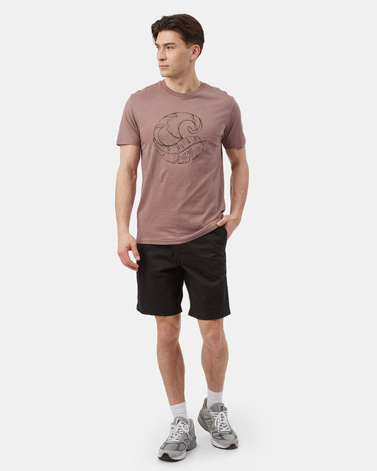 Purple Men's Organic Cotton Graphic Tee