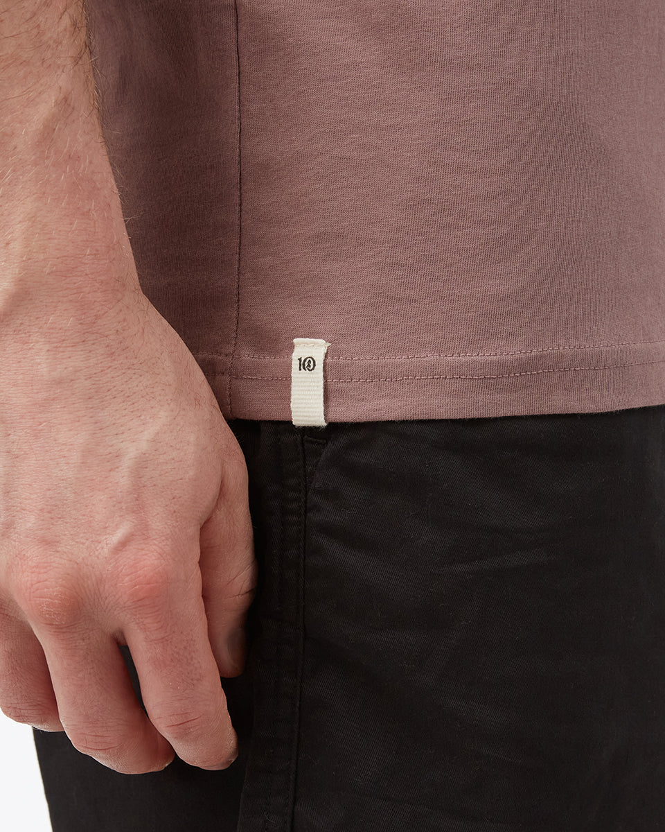 Purple Men's Organic Cotton Graphic Tee