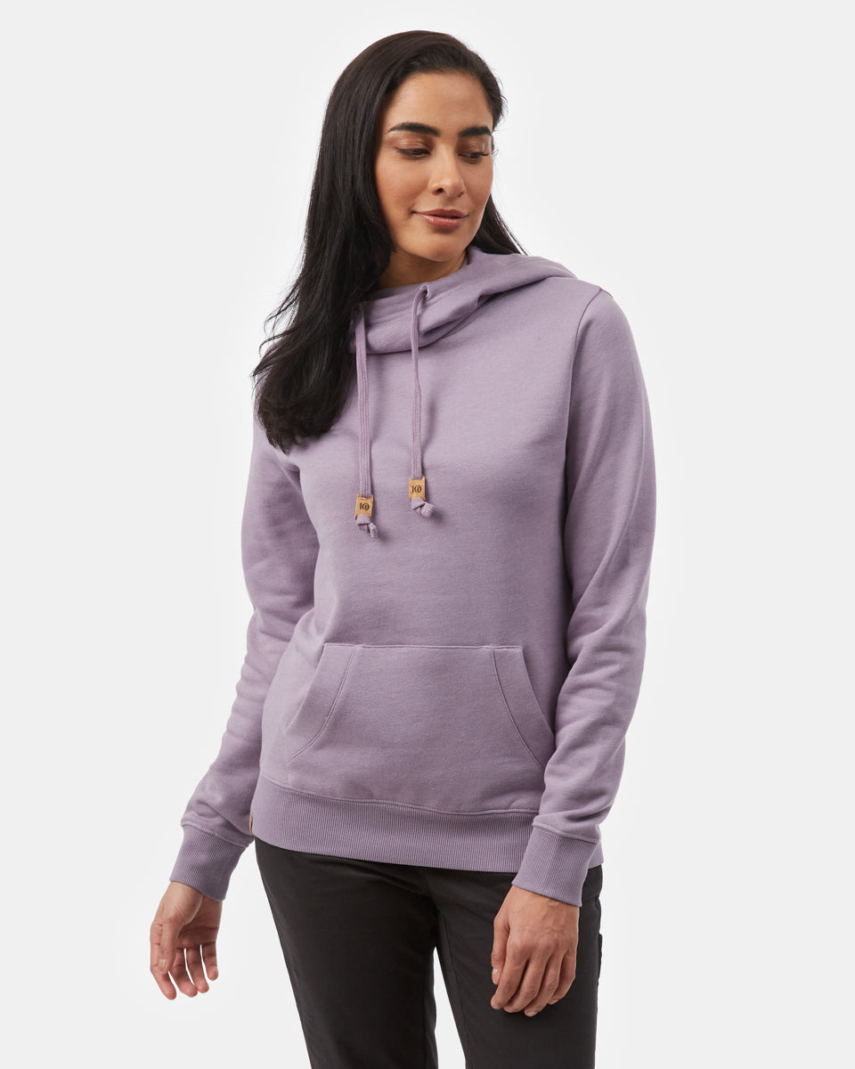 Purple Women's Eco-Friendly Pullover Hoodie