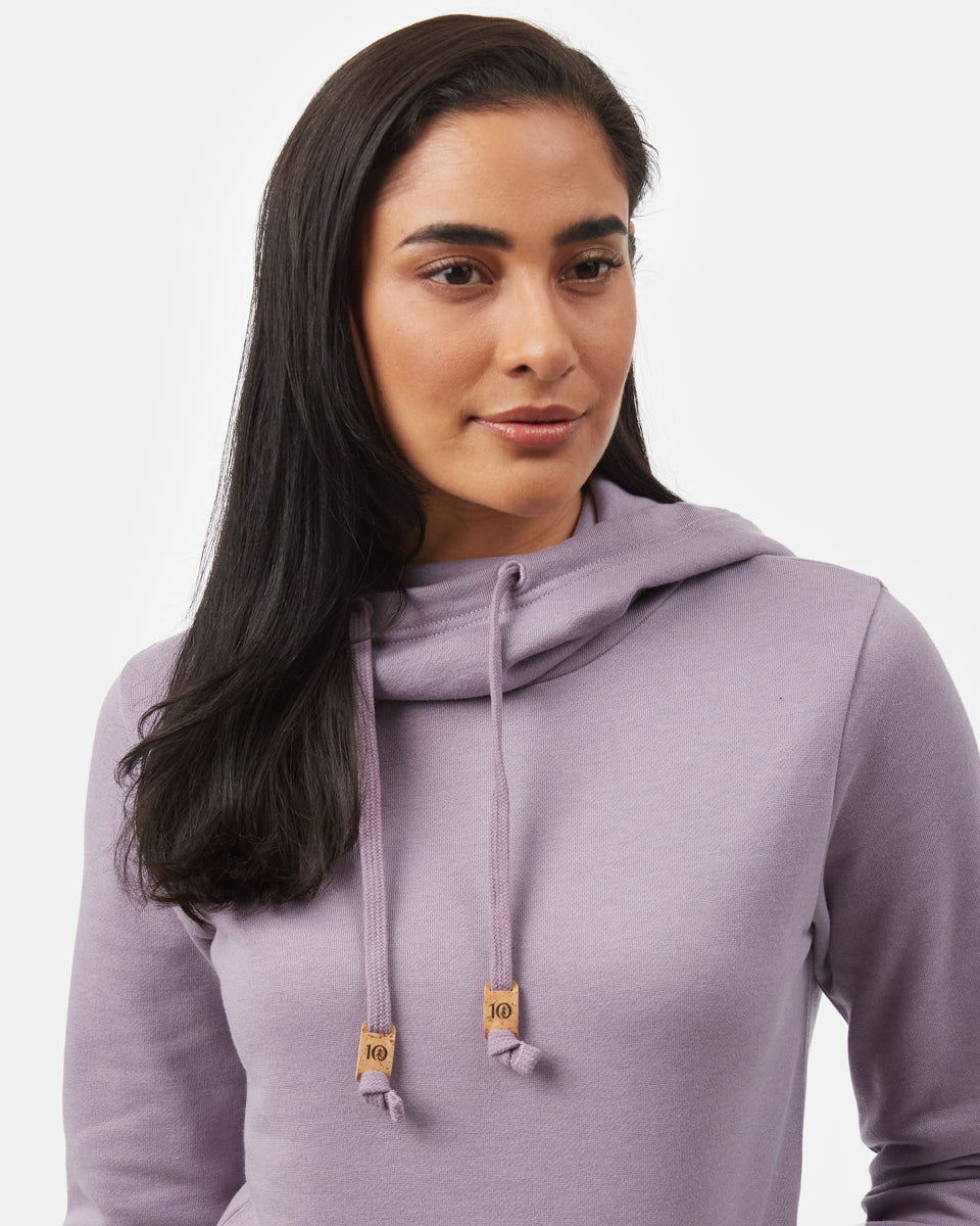 Purple Women's Eco-Friendly Pullover Hoodie