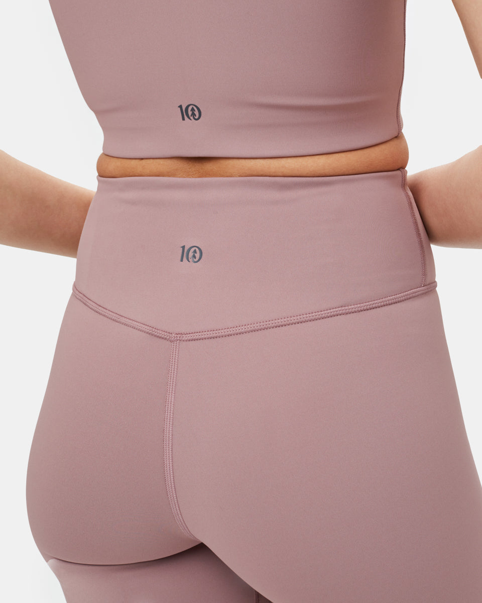 Purple Women's High-Rise Biker Shorts