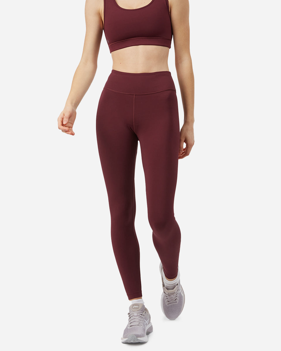 Purple  Women's High-Waisted Leggings 