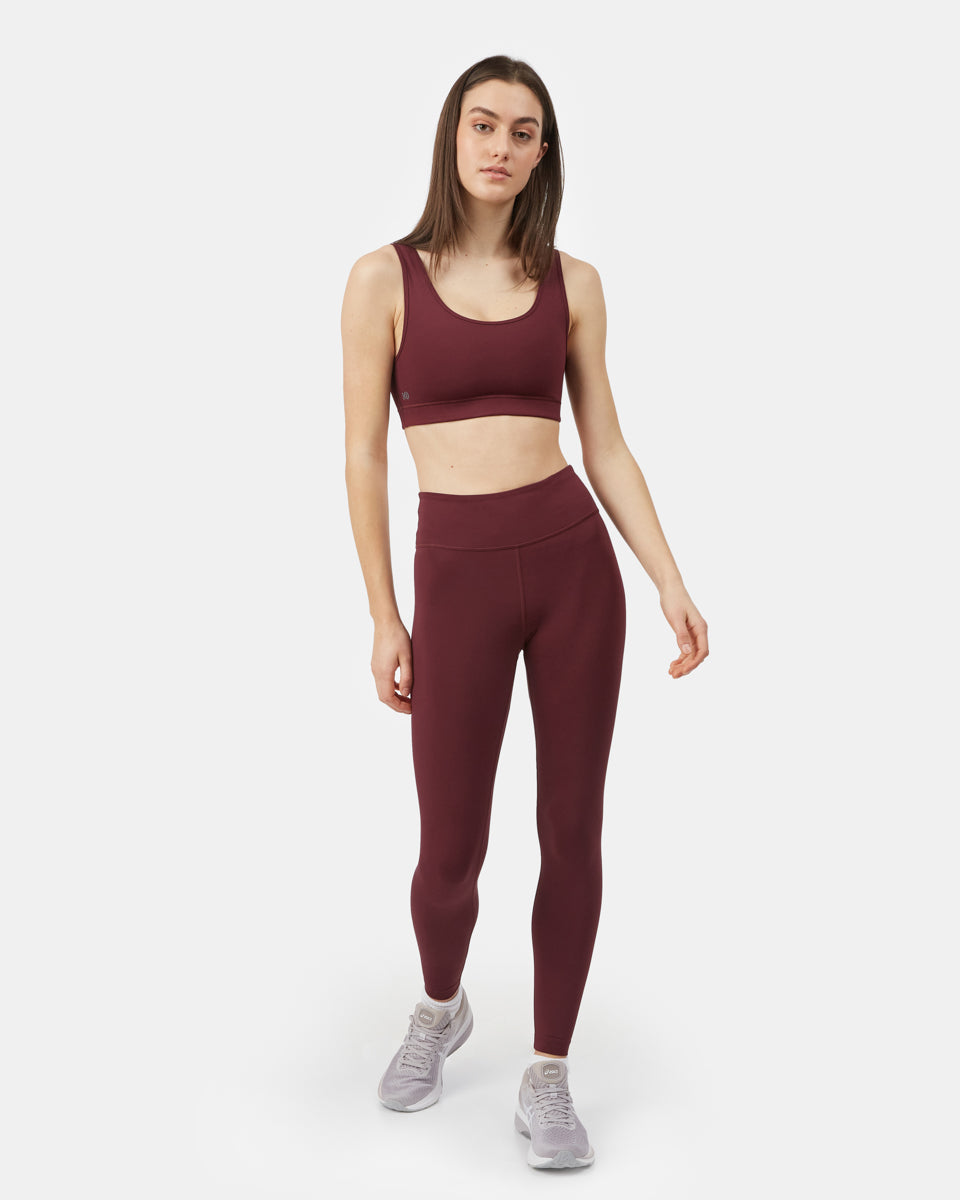 Purple Women's High-Waisted Leggings