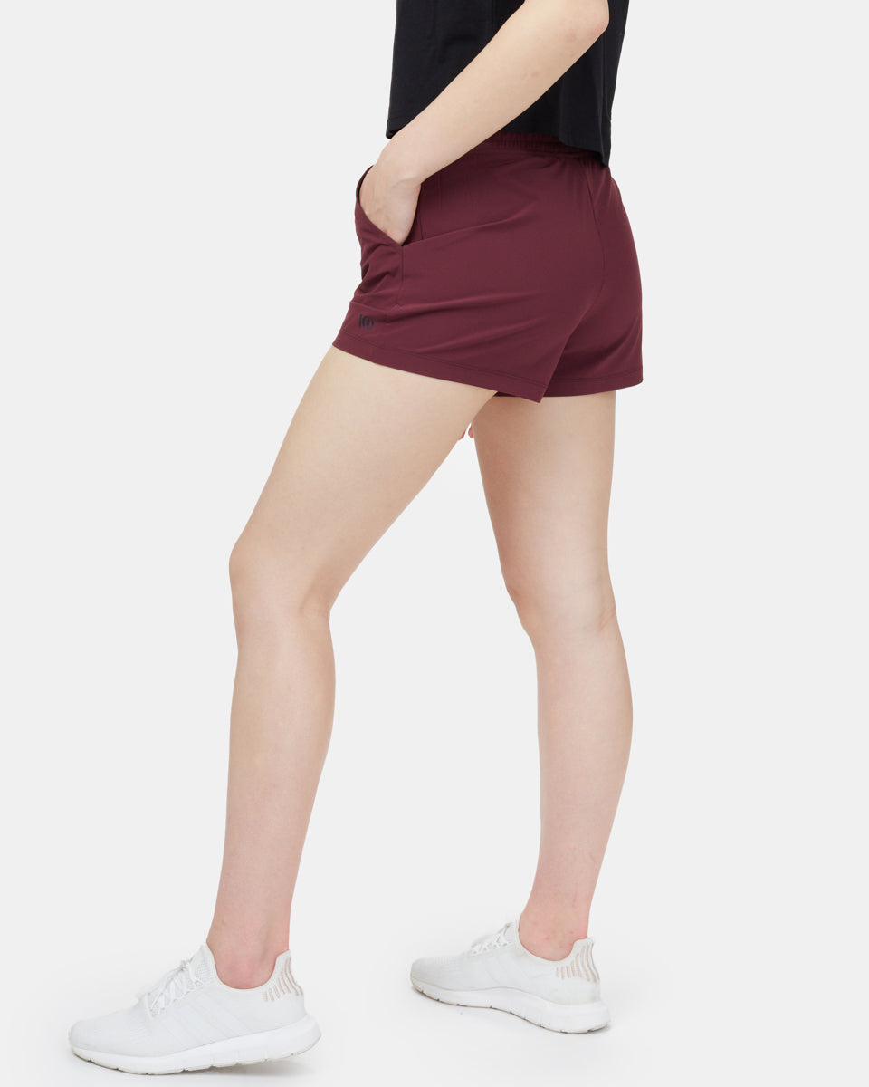 Purple Women's Recycled Polyester Shorts